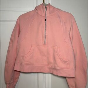 Lululemon Pink Half-Zip Hoodie